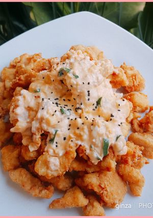 Foto resep Ayam Saus Telur Asin