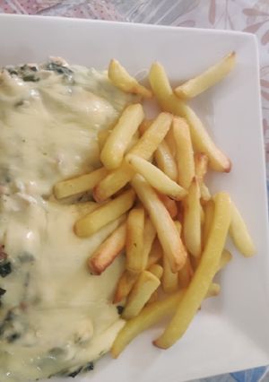 Una foto de Berenjena al horno