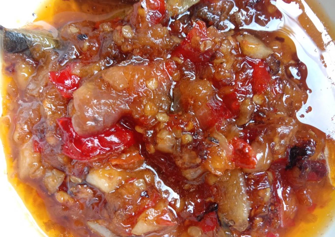 Sambal bawang (teman makan ayam goreng)