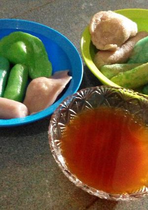 Foto resep Pempek rainbow