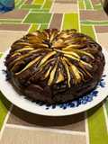 Torta di mele al cioccolato