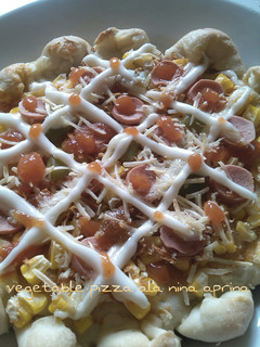 Foto resep vegetable pizza ala nina aprina