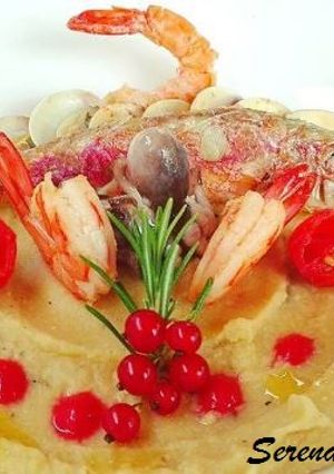 Foto di Passata di ceci di mare