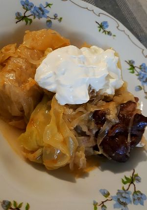 Töltött káposzta 🎄 recept fotója