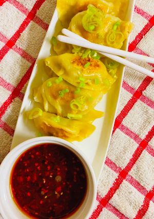 A picture of Dumplings 🥟 Momoos.