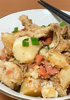 簡單煮清淡馬鈴薯燉肉 的食譜成品照片
