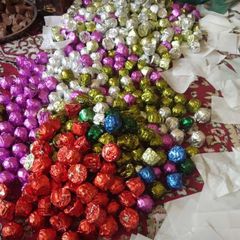 A picture of Chocolates of pan and Dry fruits.
