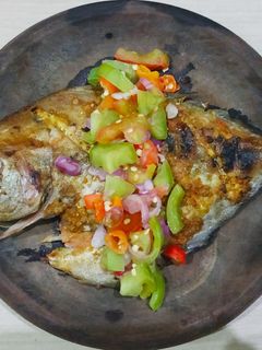 Foto resep Ikan Bawal Bakar Sambal Dabu-dabu