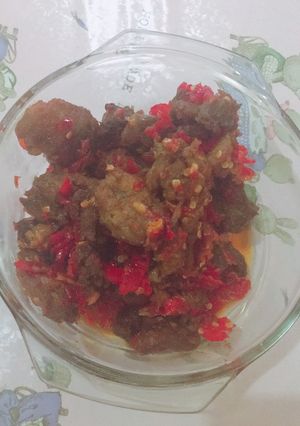 Foto resep Dendeng Balado Basah