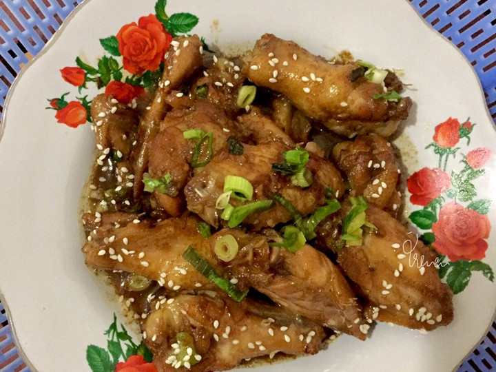 Langkah Mudah untuk Membuat Chicken Wings Teriyaki 🐔, Enak