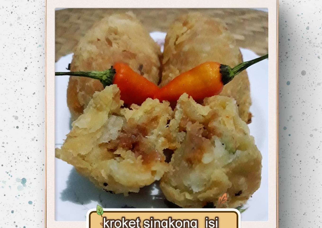 Kroket singkong isi beef