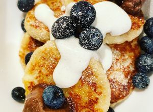 Una foto de Tortitas dulces de queso fresco - keto