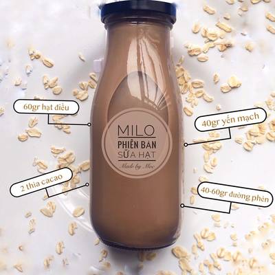 Cách Làm Món Milo Phiên Bản Sữa Hạt Của Nguyen Hai Anh - Cookpad