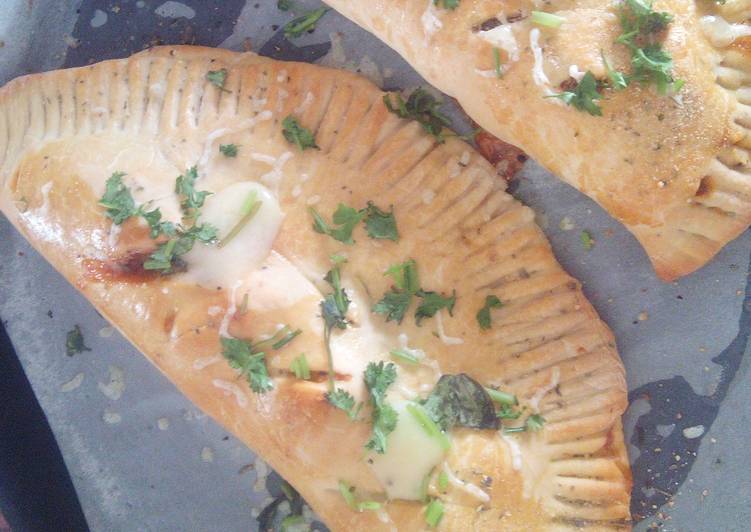 Simple Way to Cook Tasty Sausage carrot cheesy Calzone