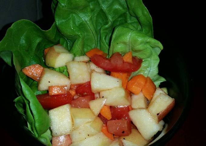 How to Prepare Super Quick Homemade Apple Citrus Salad