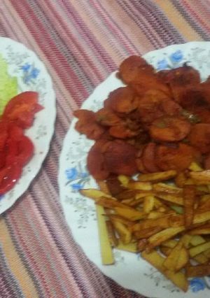 عکسی از دستور سوسیس بندری