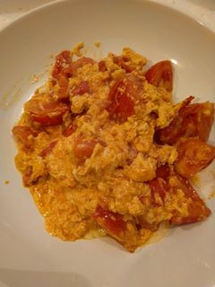 全素番茄炒蛋（低醣生酮餐）（素食）（簡單料理）（家常菜） 的食譜成品照片