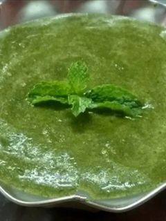 পুদিনা পাতার চাটনি (pudina patar chatni recipe in Bengali) রেসিপির প্রধান ছবি