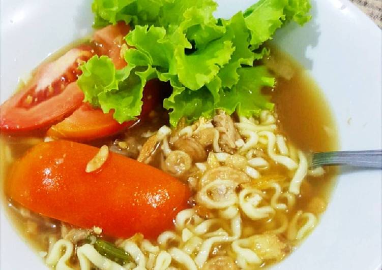 Resep 10.Mie kuah ala mie tek tek #RabuBaru Anti Gagal