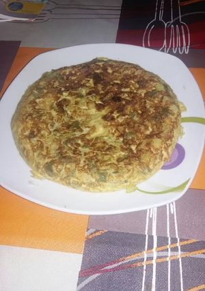 Una foto de Tortilla de verduras