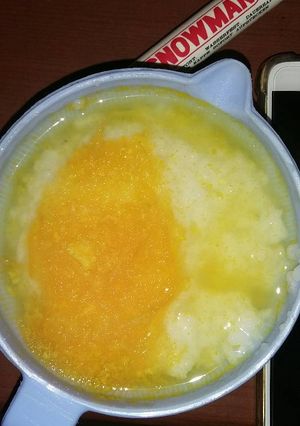 Foto resep Mpasi 9+,bubur sup wortel jagung