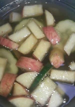 Foto resep Infused Water Apel Mentimun Lemon
