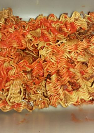 Foto resep Mie goreng bumbu basah