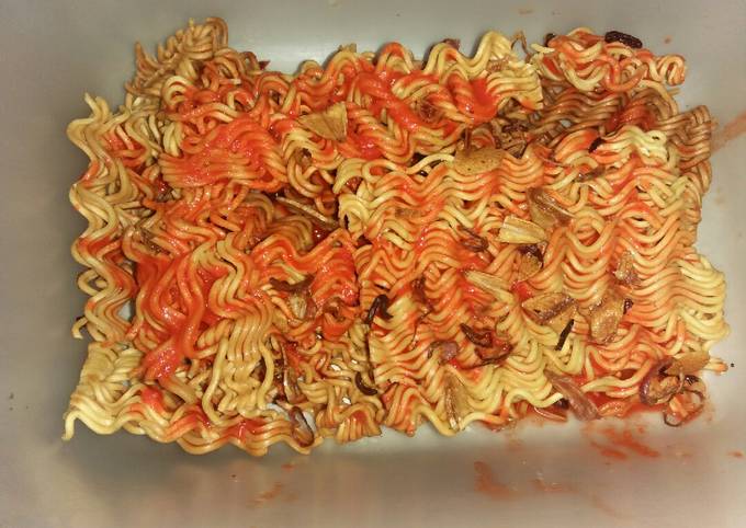 Ini dia! Bagaimana cara memasak Mie goreng bumbu basah yang nikmat