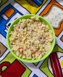 Arroz con huevo estilo oriental para bebé