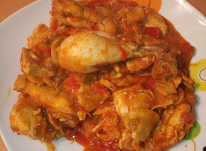 Una foto de Pollo al chilindrón en Monsieur Cuisine