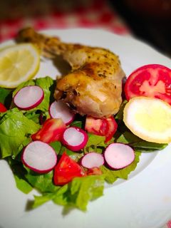 Una foto de Pollo Asado al Limón