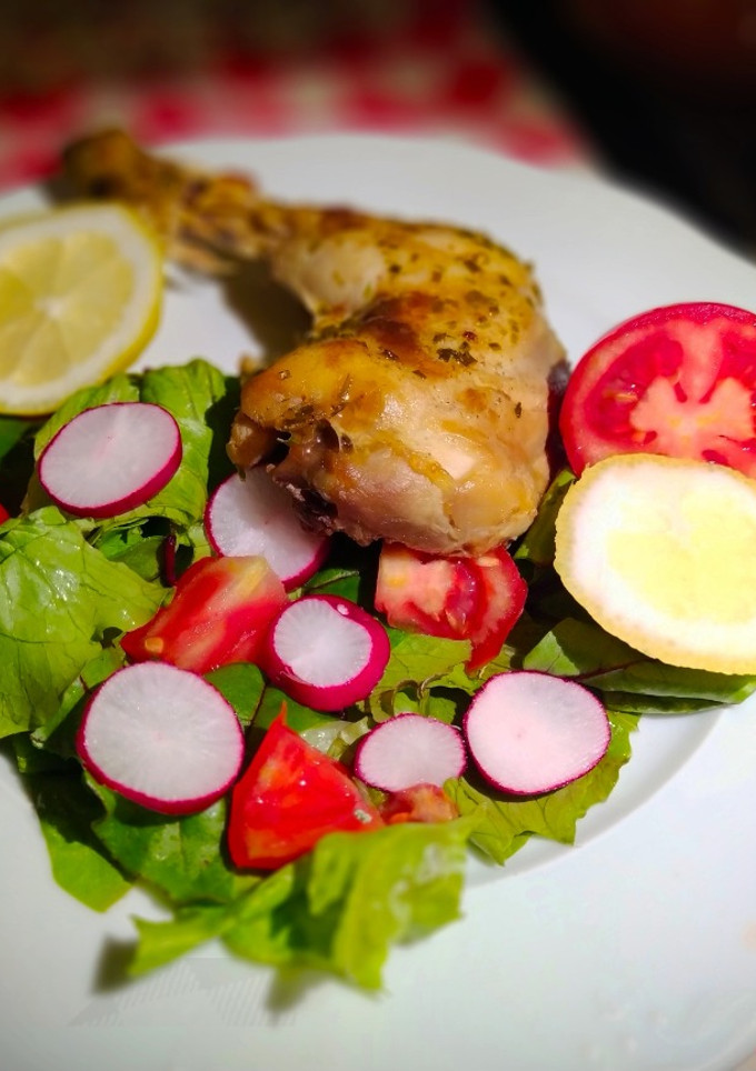 Una foto de Pollo Asado al Limón