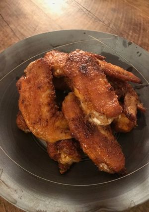 A picture of Chicken wings Karaage (crispy fried chicken wings) - Japanese.