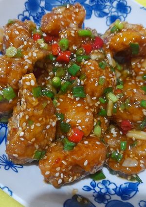Foto resep Ayam Asam Manis Wijen