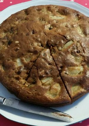 Une photo de Gateau Poire/chocolat