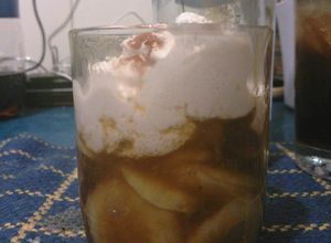 Una foto de Postre de Bananas (Cambur) flambeadas con ron añejo