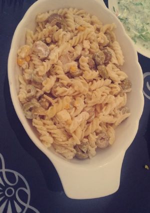 صورة لوصفة سلطه معكرونه مايونيز 😍