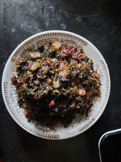 মুলো শাক ভাজা(Mulo saag bhaja recipe in Bengali) রেসিপির প্রধান ছবি