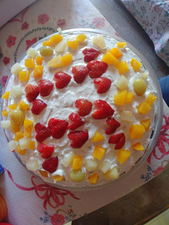Una foto de Pastel de cumpleaños 3 leches