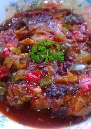 Una foto de Pollo a la cazadora ll