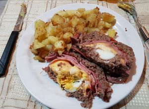 Una foto de Lingote de carne relleno