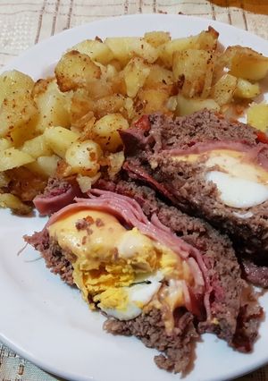 Una foto de Lingote de carne relleno