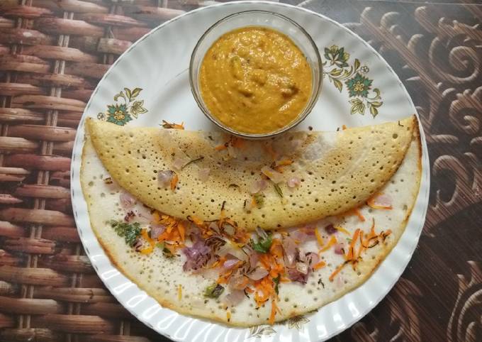 Onion Carrot Dosa