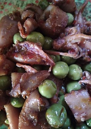 Foto resep Cumi Asin Sambal Cempokak/ Terong Pipit