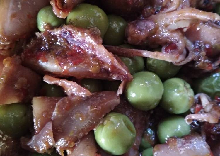 Cumi Asin Sambal Cempokak/ Terong Pipit