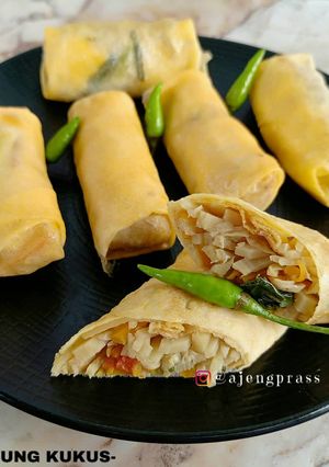 Foto resep [menu diet] Lumpia Rebung Kukus