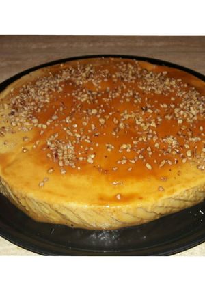 Una foto de Flan de café