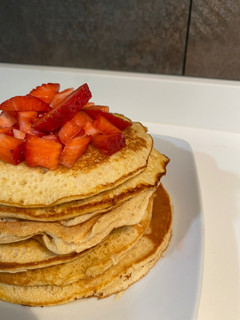 Una foto de Tortitas o pancakes 🍓🥞