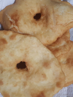 Una foto de Torta fritas livianas