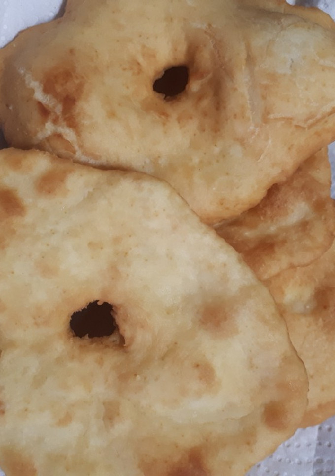Una foto de Torta fritas livianas